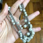 ZARA Pearl Drop Necklace Photo 1