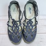 Jbu by Jambu Sydney Blue Strappy Comfort Shoes Memory Foam Footbed Vegan Leather Photo 2