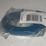 Vera Bradley  Lanyard in Bahama Bay (Solid Blue) BNWT Silver Color Metal 18.5” Photo 4