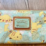 Lounge Fly Pokemon Pikachu Leaves Mint Zip Wallet RARE LIKE NEW Photo 2