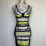 Herve Leger Rachael striped ripple jacquard dress size S small Photo 3