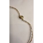 Freshwater Pearl & Beaded Necklace With Gold Accents 18 Inches Elegant Design Fo White Photo 3