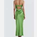Revolve Bec + Bridge Moon Dance Green Strapless Maxi Dress Photo 2