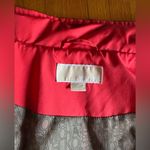 Michael Kors Bright Coral Windbreaker, Size XL Photo 2