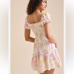 Altar'd State NEW Altar’d State Frances Puff Sleeve Floral Mini Dress Women’s Medium Photo 1