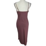Illa Illa Illa‎ Illa Juanne Midi Slip Dress Mauve Asymmetrical Small NWT Photo 4