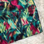 J.Crew NWT  Collection Watercolor 100% Silk Shorts green sz 6 Photo 3