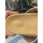 Loeffler Randall  Theo Sandals Womens Size 10 Beige Woven Double Buckle Platform Photo 3