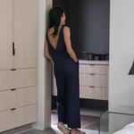 💕LUNYA💕 Cool Romper ~ Navy Blue Large L NWOT Photo 2