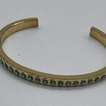 BCBGeneration  Cuff Bracelet with Blue Rhinestones Photo 3