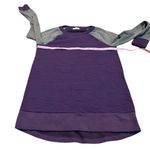 Pink Lotus  heathered fleece Raglan Photo 2