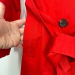 CAbi Style #334 Vibrant Cherry Red Convertible Trench Vest Size 4 Spring Coat Photo 3