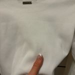 Maniere De Voir Ribbed Underbust Crop Top White NWT Photo 9