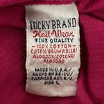 Lucky Brand  Peace Heart Angel Wings Long Sleeve Shirt Pink Size Large Photo 7