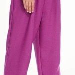 Cider High Waist Wide Leg Tweed Purple Trouser Pants Sz L Photo 0