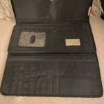 Mirror Mirror Silver & Black Animal Print Clutch | Wallet Photo 1