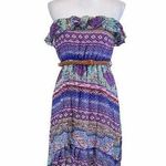Rue 21 Strapless High Low Summer Sundress Medium w/ Belt Photo 0