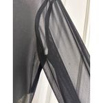 My Michelle Vtg 90s  Black Sheer Duster Medium Witchy Whimsigoth Fairy Goth Photo 10