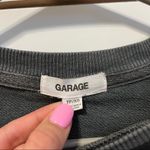 Garage  Grey Angel Cropped Crewneck Photo 4