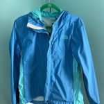 The North Face Teal Blue Rain Jacket Photo 0