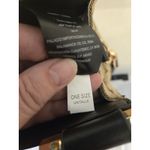 Bebe  Monogram Satchel Handbag Braided Top Handle Crossbody Bag Photo 10