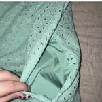 Mustard Seed Eyelet Green Romper Dress Photo 5