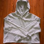 H&M Grey Speckled Cropped Hoodie  Photo 0