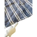 St Tropez West Linen Maxi Dress Blue White Striped Sundress Spaghetti Strap Sz 4 Photo 7