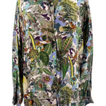 Vilagallo silk jungle safari top sz 50 Photo 0