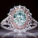 Absolutely Stainless Steel  Gorgeous Silver and Blue Ring Size 7 Photo 1