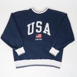 The Limited Vintage 90s  USA American Flag Sweatshirt Photo 1