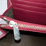 Christian Dior Vintage Trotter Burgundy Patent Leather Wallet Photo 11