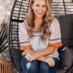 Anthropologie Maeve Paolina Tasseled Blouse Photo 4