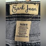 Earl Jean  mid rise boot cut embellished pocket jeans Photo 2