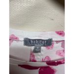 Habitat  Clothes To Live In Top Sz M Womens Floral 3/4 Sleeve Cotton‎ Lagenlook Photo 2