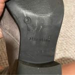 Attention Over the Knee Suede Block Heel Boots in Gray- Size 9 Photo 8