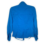 L.L.Bean  Blue Windbreaker Long Sleeve Shirt Small Regular Photo 4