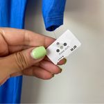 Three Dots ‎ Twist Front Jersey Dress Blue S Photo 3