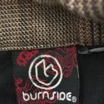 Grunge Biker Punk Streetwear Grey Black denim Motorcycle cargo bomber jacket coat long sleeve 3 stripes high mock neck Size XL Photo 2