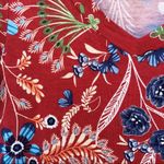 Freeloader Womens size small relaxed fit Floral Short Sleeve Red blue casual tee Photo 4