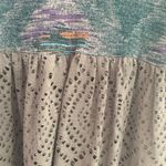 Free People Aztec Eyelet Peplum Babydoll Top Photo 3