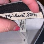 Michael Stars  faux suede faux leather baseball hat Photo 6