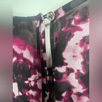 Jennifer Lopez Pink and Black Patterned Blouse size medium Photo 8