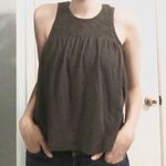 Aeropostale  Grey Lace Paneled Babydoll Tank Top Photo 5