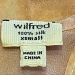 Aritzia Wilfred 100% Silk Dress Pink Peach Open Back XS Photo 7