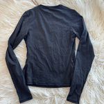 SKIMS Fits Everybody Long Sleeve T-Shirt Onyx Size Medium Photo 5