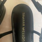 Oasis Tamara Mellon  x D'Ascoli Sandals Leather Silk Ankle Wrap  Photo 2