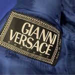 Versace Gianni  Royal Blue Pant Suit Set EU 38 Vintage VTG Photo 6
