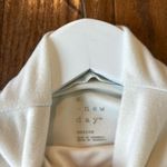 A New Day mock neck fleece pullover sweater ivory M Photo 2