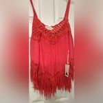 Dreamers  Crochet Trim Coral Top Photo 2